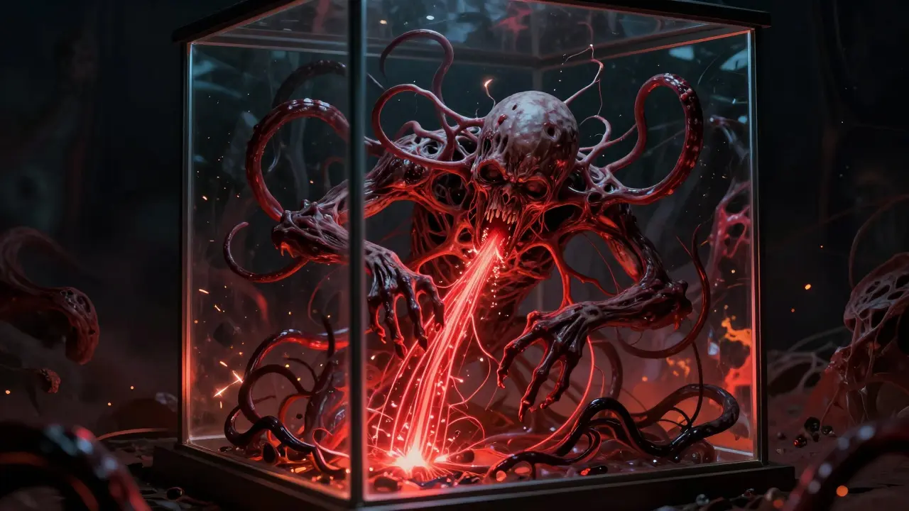 Distorted neural network entity thrashing in pain during catastrophic forgetting