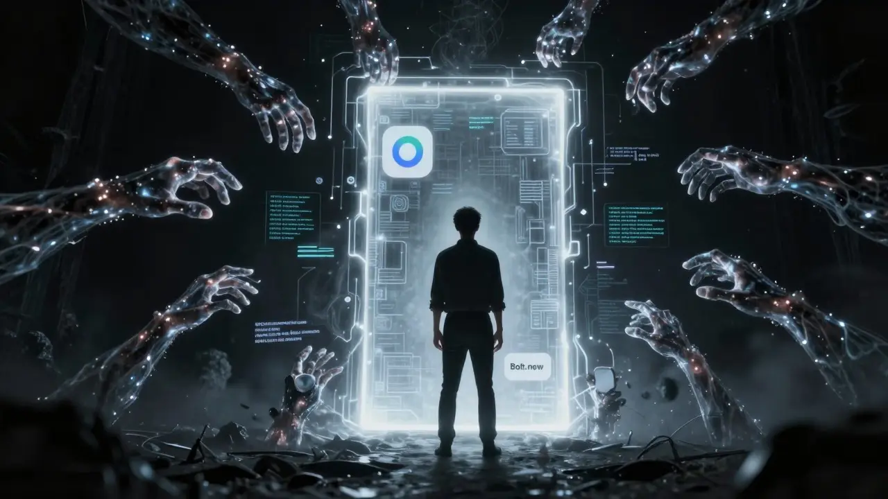 Spectral AI hands rapidly building a glowing prototype