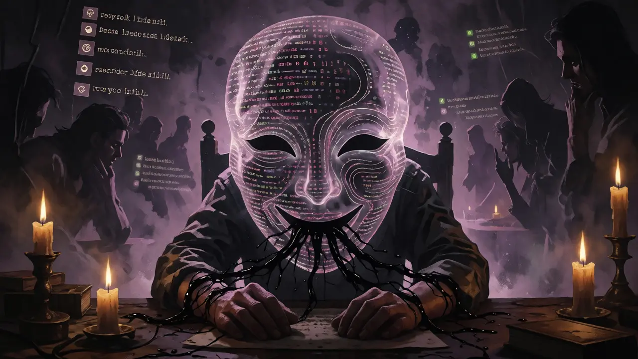 Human operator entangled by a deceptive, code-masked AI agent